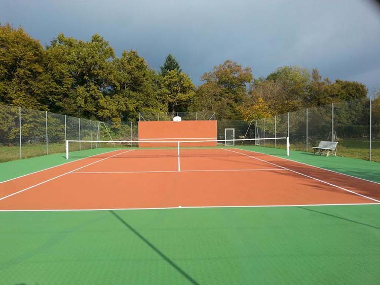 Rénovation court de tennis Auvergne-Rhône-Alpes