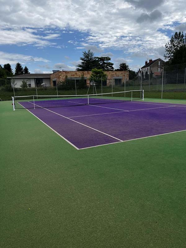 Création court de tennis Auvergne-Rhône-Alpes