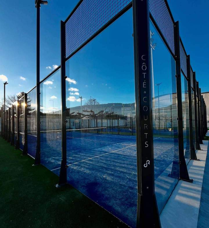 Equipements terrain de padel Auvergne-Rhône-Alpes