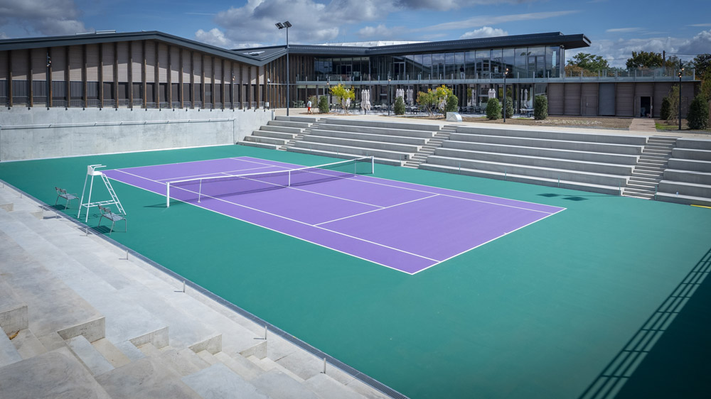 Rénovation court de tennis Auvergne-Rhône-Alpes